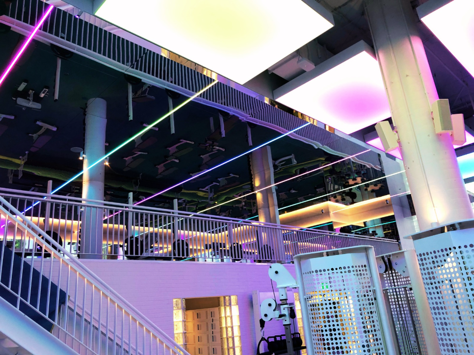 One Playground Newtown interior lighting