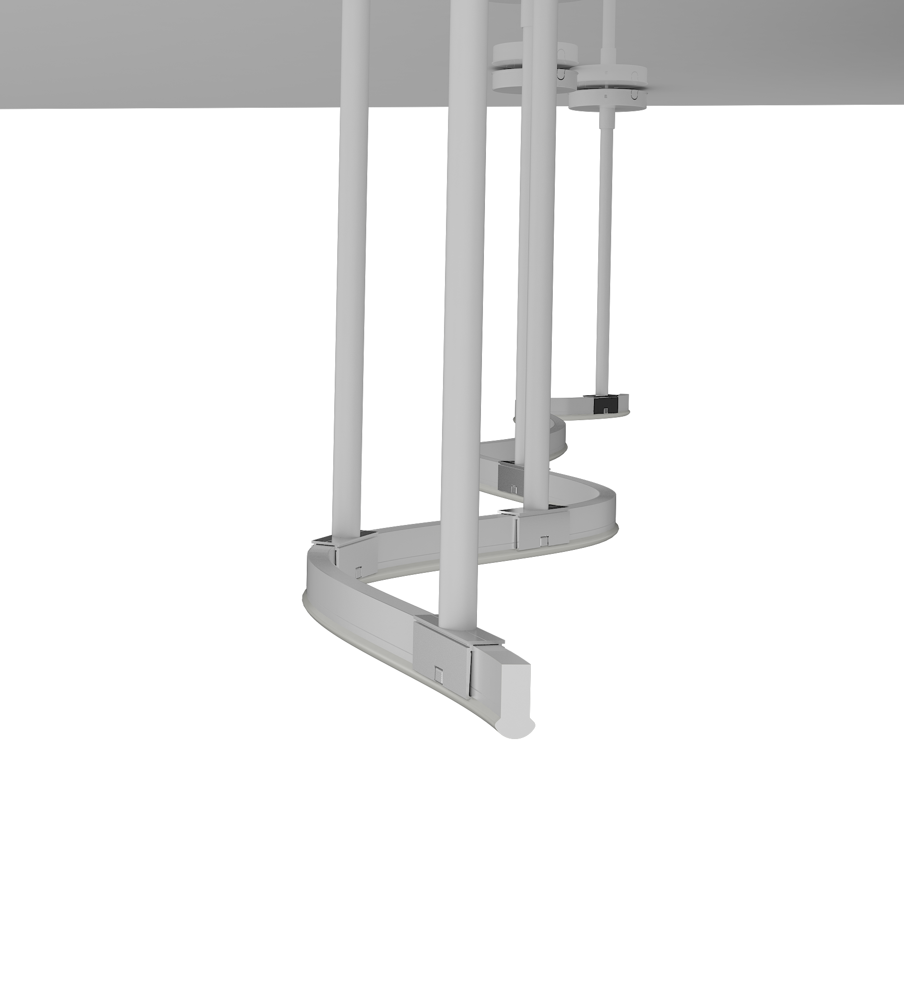 Suspended Mounting Clip In Fixture